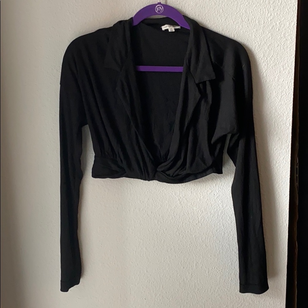 black crop top